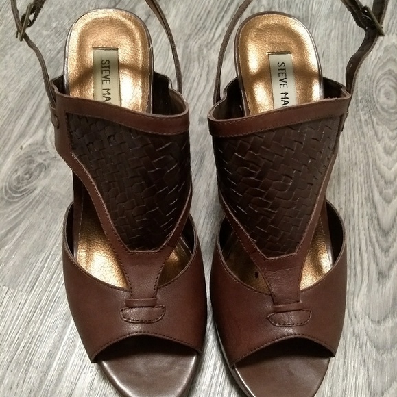 Woven Leather Heels - Picture 2 of 6